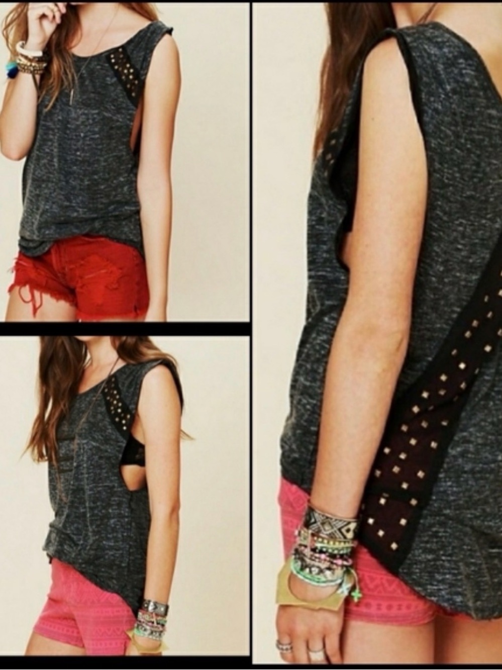 FREE PEOPLE | Studded Lou
Muscle Tank